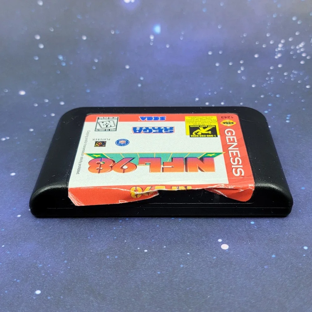 NFL 98 Sega Genesis Game Cartridge Sega Sports 1243 NFLPA Football